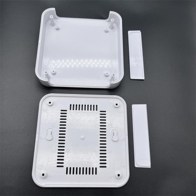 Wireless WiFi router housing plastic injection molded parts China manufacturer