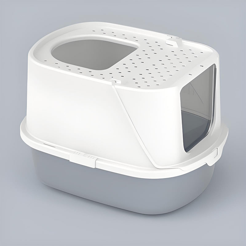 Custom Injection Molded Plastic Enclosure for Smart Cat Litter Box