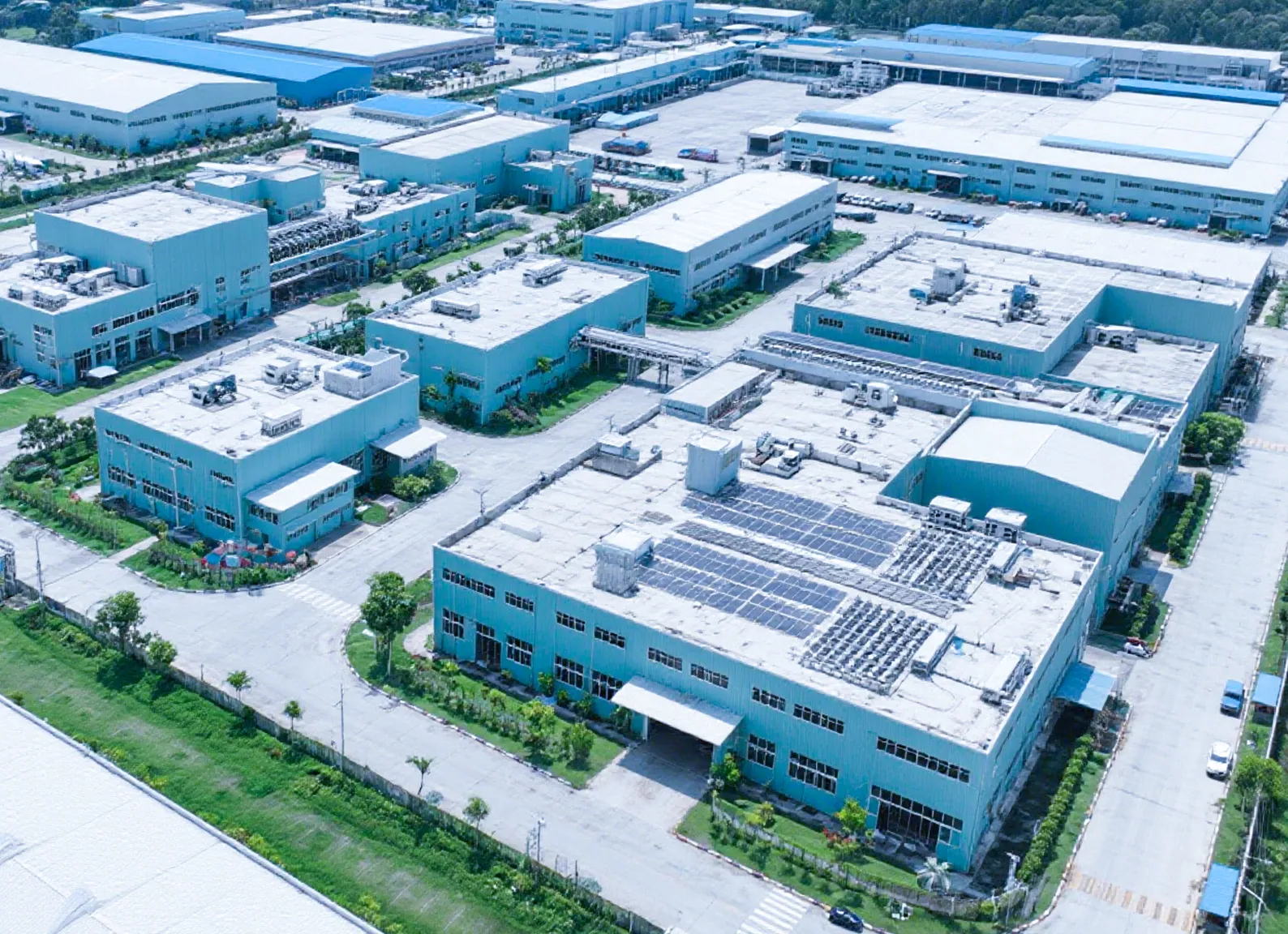 Worldboundgroup Aerial photo of Chinese factory