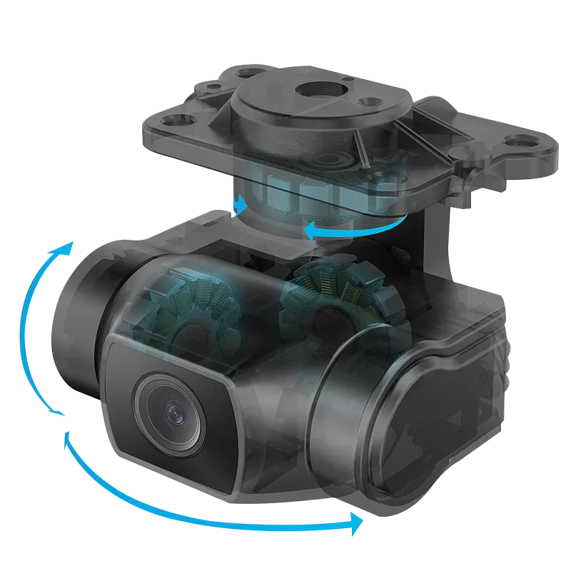 3-Axis Gimbal — Ultra-Stable, Shake-Free Footage, Just Clarity