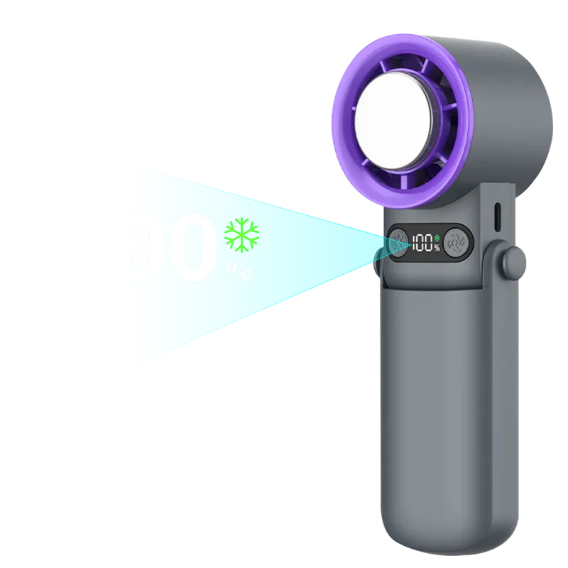 Intelligent LED Display | Battery %, Wind Speed & Charging at a Glance
