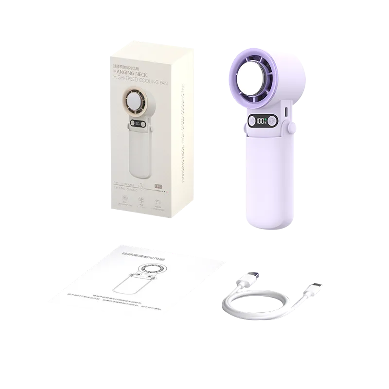 Package Includes Fan ×1 | Lanyard ×1 | Type-C Charging Cable ×1 | User Manual ×1