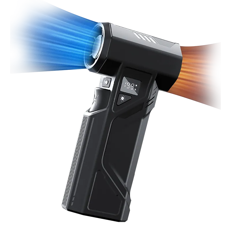 130,000 RPM High-Speed Wind for Heavy-Duty Cleaning