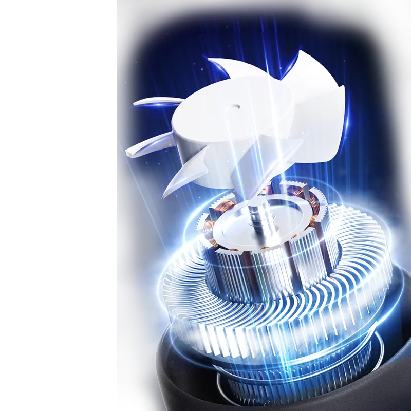 Compact Yet Powerful – Turbo Fan Generates Gale-Force Airflow