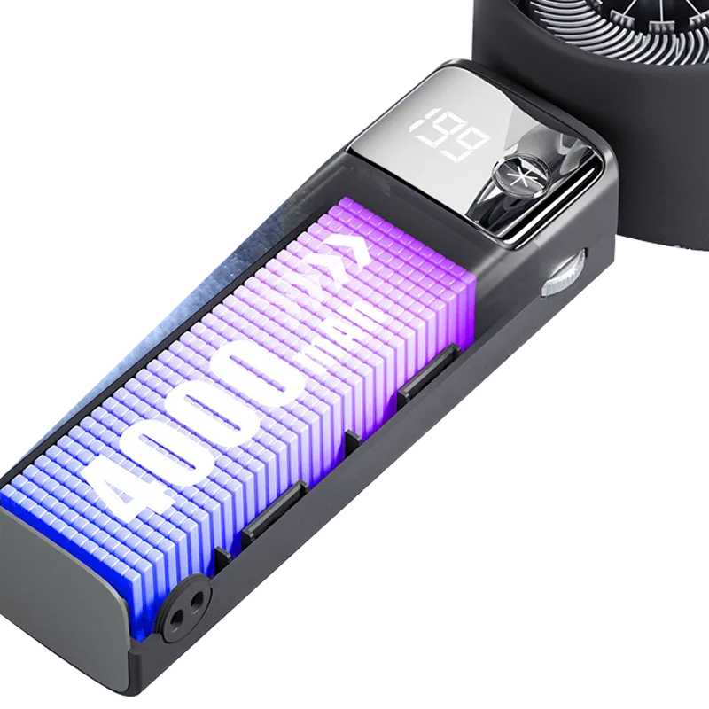 Long-Lasting Power – 4000mAh Battery for All-Day Cooling