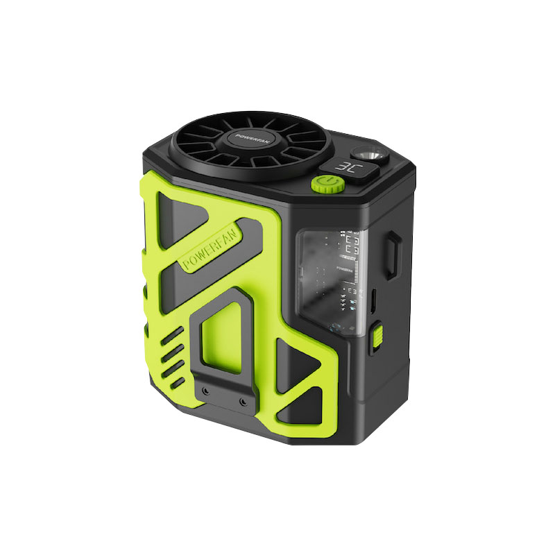 High-Speed Mecha-Style Wearable Fan with 100-Speed Turbo Cooling & USB Charging – OEM/ODM Factory Supply