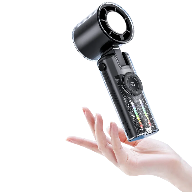 Mini Handheld Fan with Pocket-Sized Body for On-the-Go Cooling